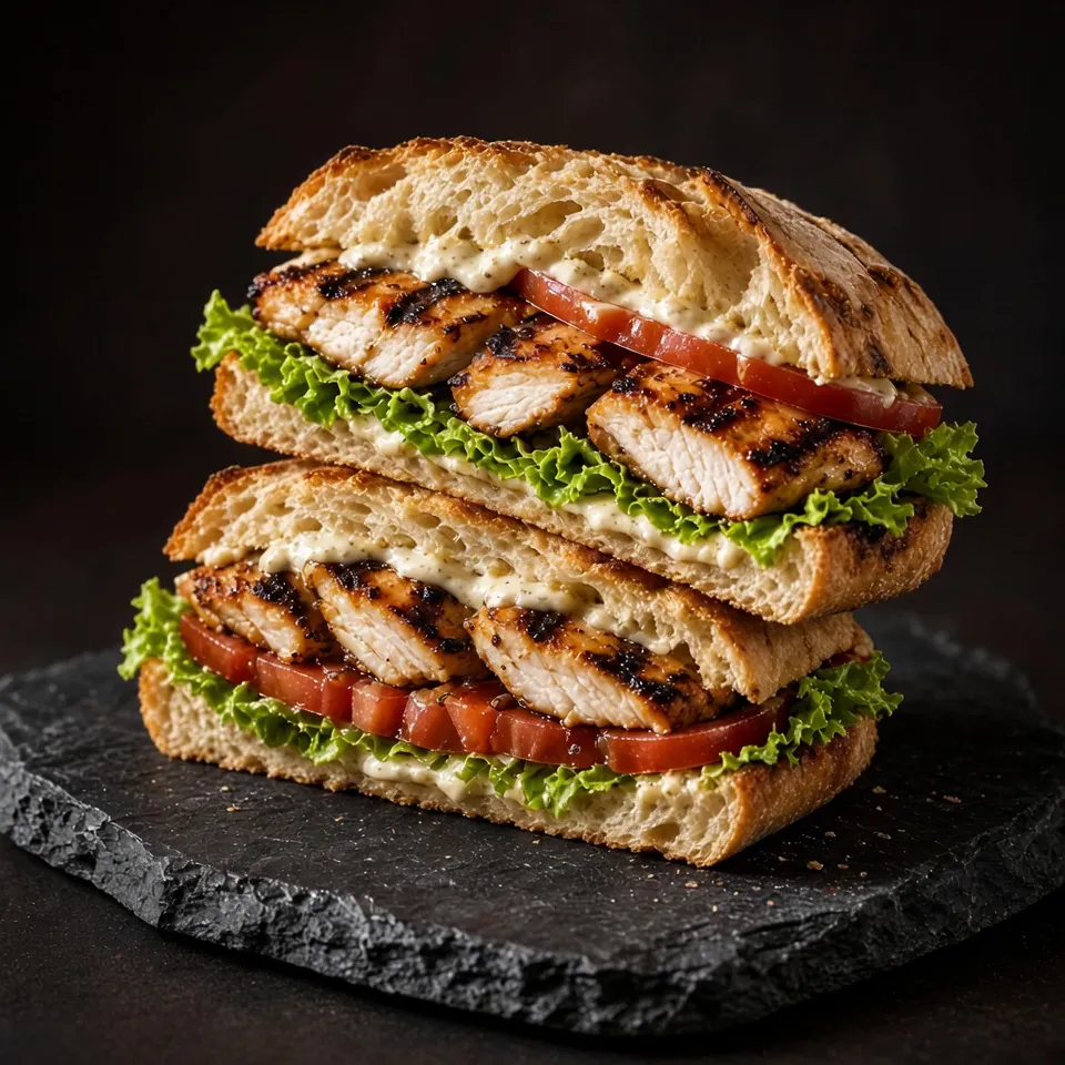 Grilled chicken sandwich