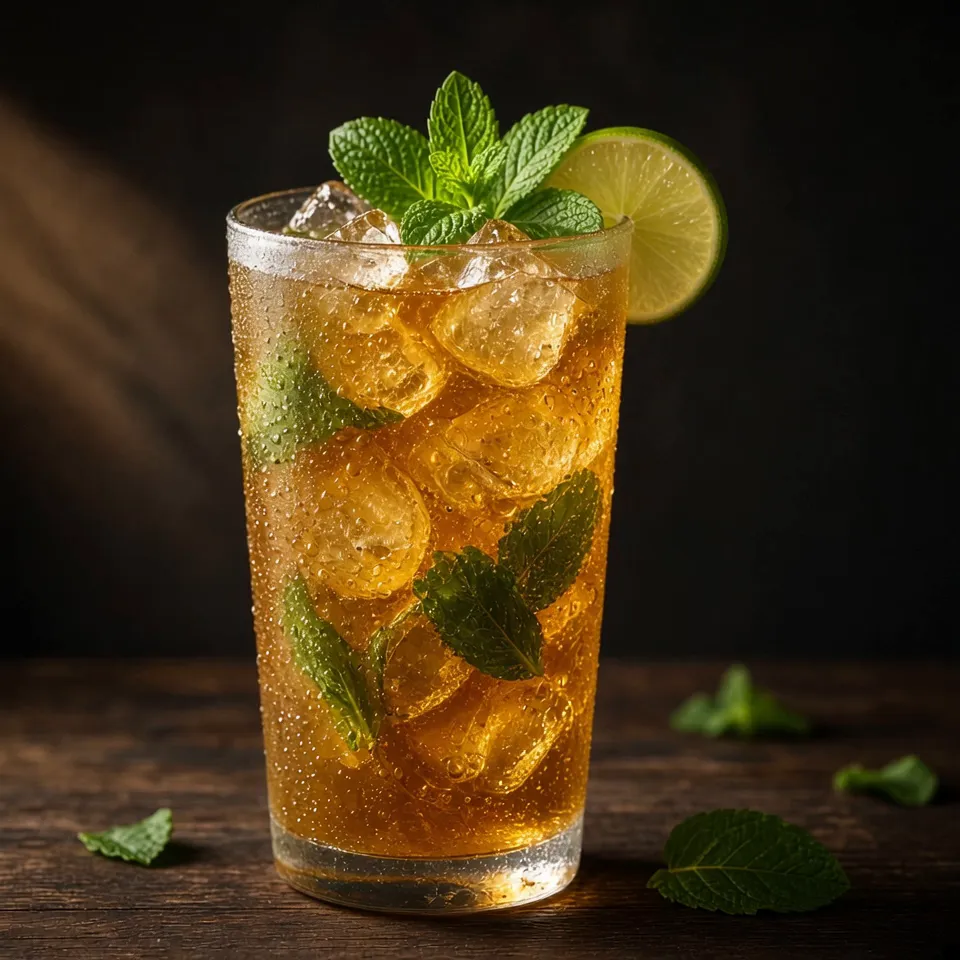 Mint iced tea