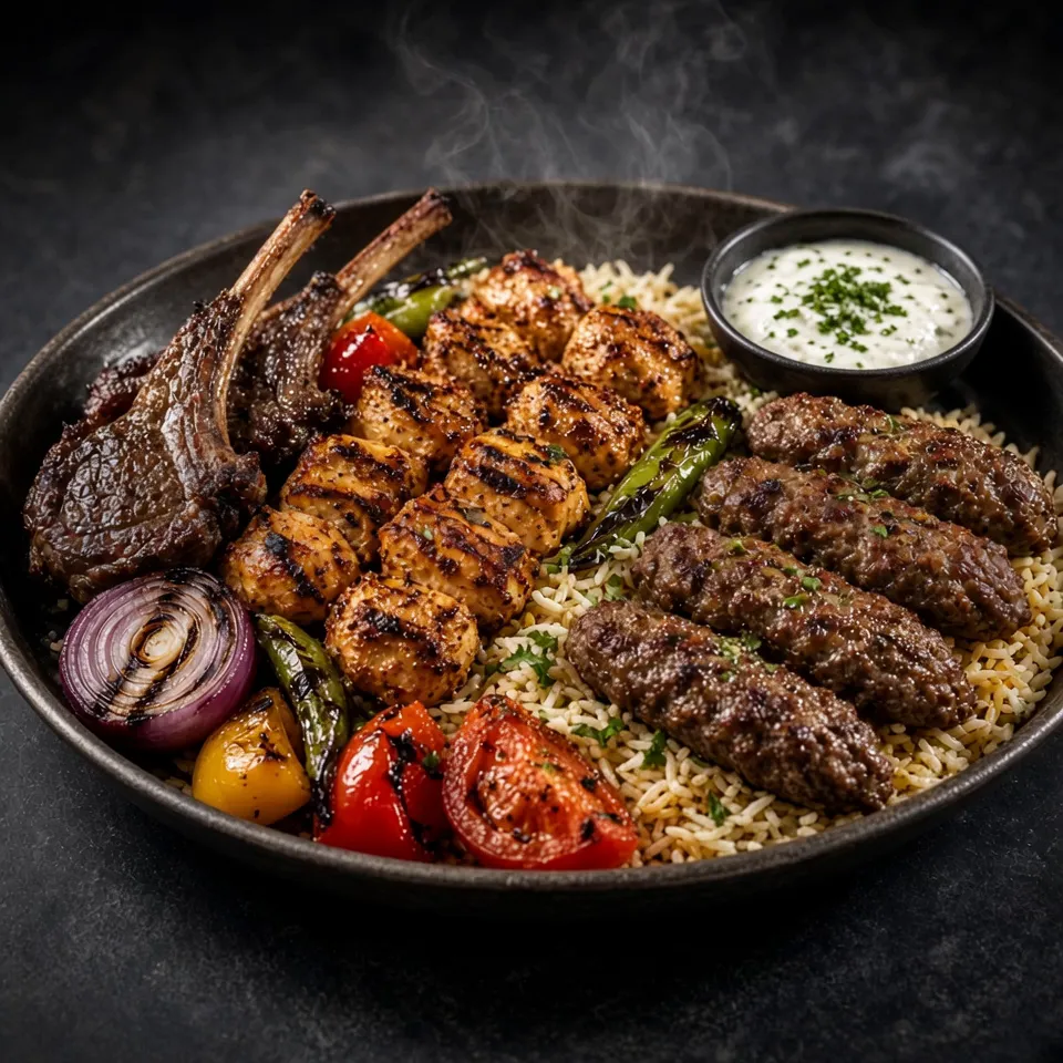 Mixed grill platter